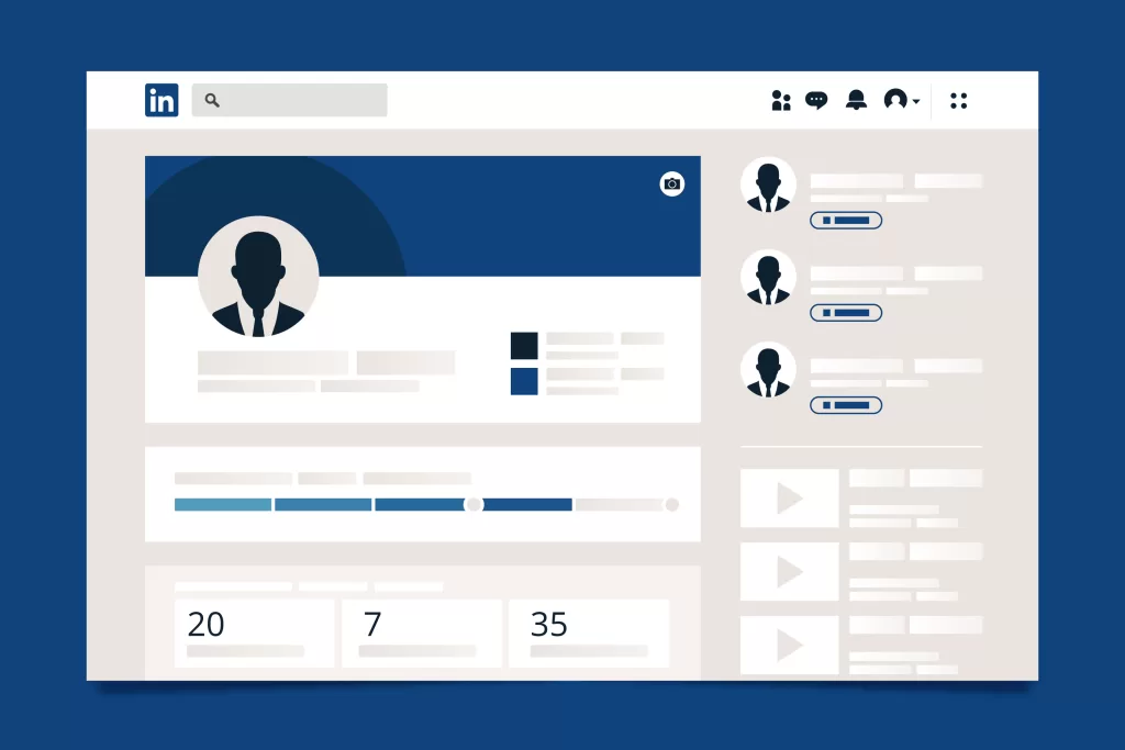 LinkedIn profile template